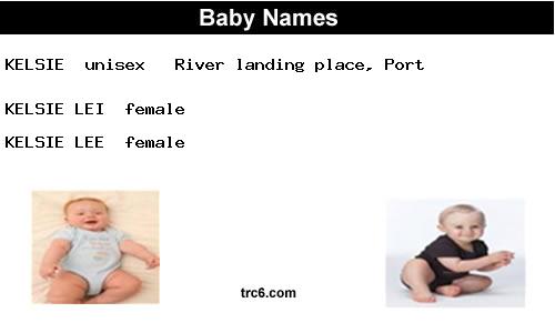 kelsie baby names
